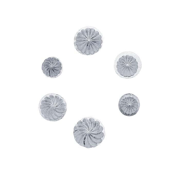 Bonny Doon Mini Coining Die Shot Plate, Graduated #10 (Rosettes