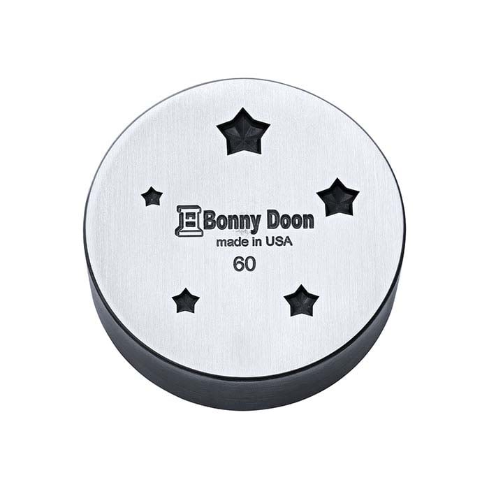 Bonny Doon Mini Coining Die Shot Plate, Graduated #60 (Star