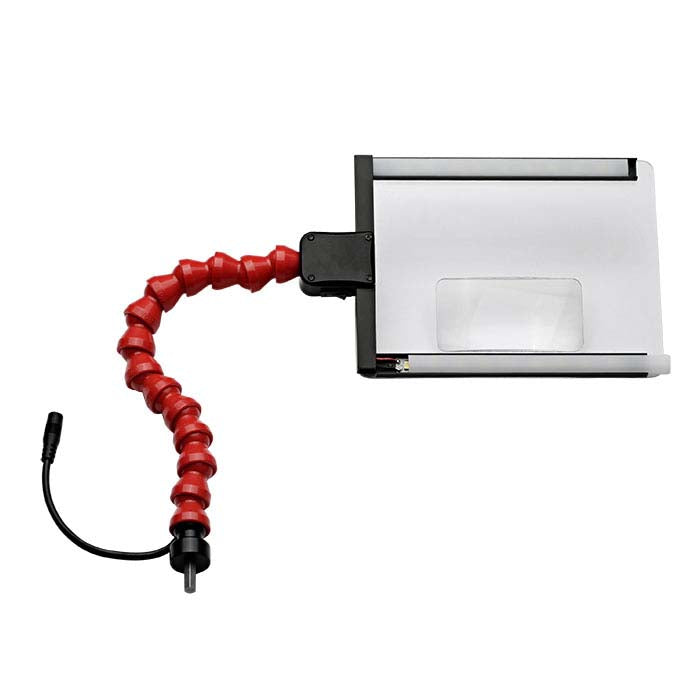 Knew Concepts Flex-Mount LED Face Shield with Magnifier Lens