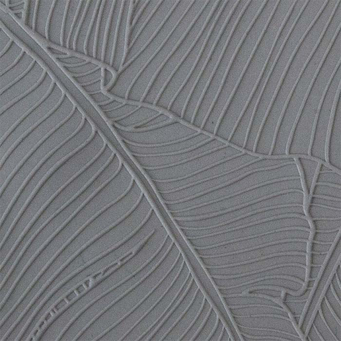 Azulejo de Textura para Argila Metálica, Folhas da Selva