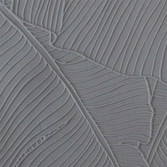 Azulejo de Textura para Argila Metálica, Folhas da Selva