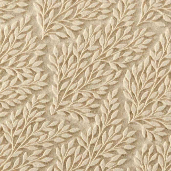 Metaalklei textuurtegel, wiegende takken