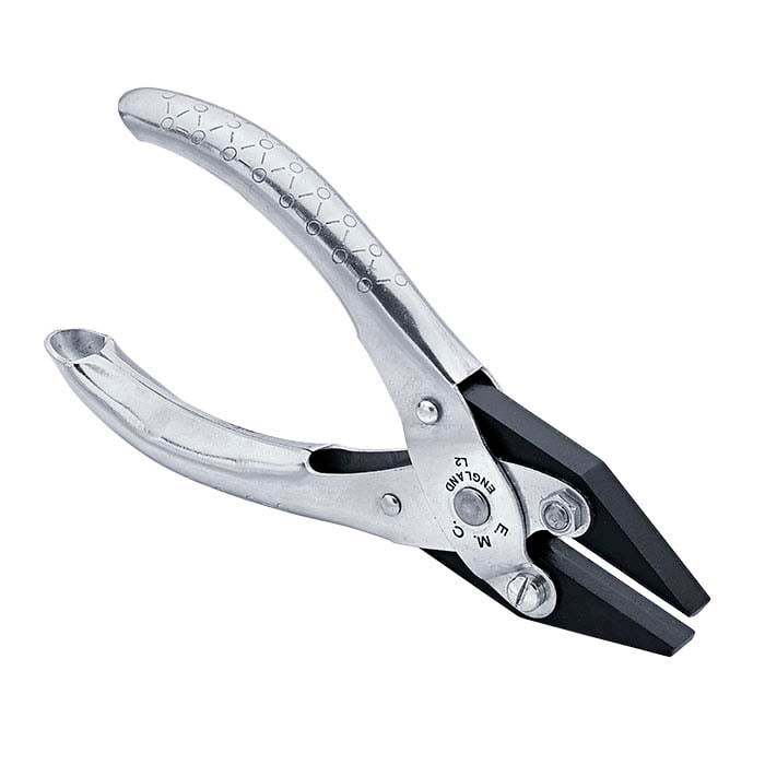 Maun Flat Half-Round Parallel-Action Pliers