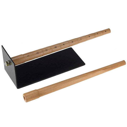 مجموعة ماندريل خواتم خشبية متدرجة وسادة مع قاعدة