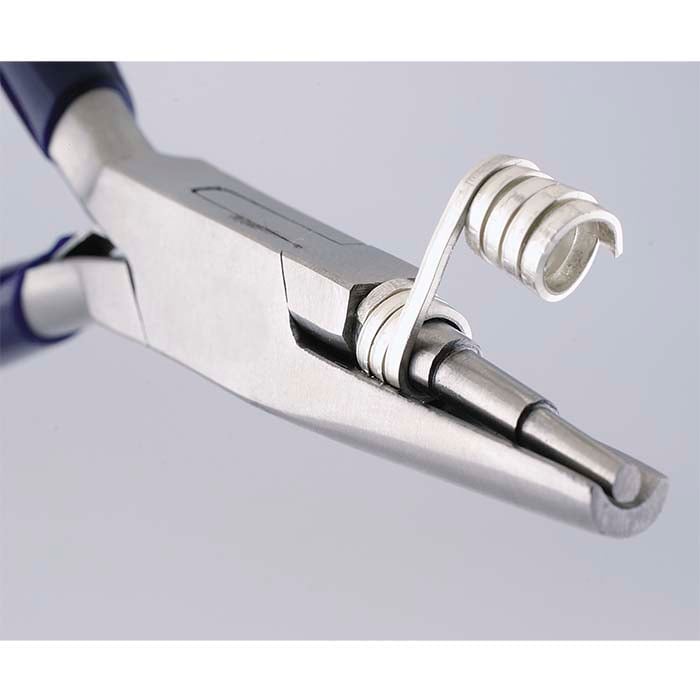 كماشة لف الأسلاك ذات الأنف المستدير والمجوف المتدرجة