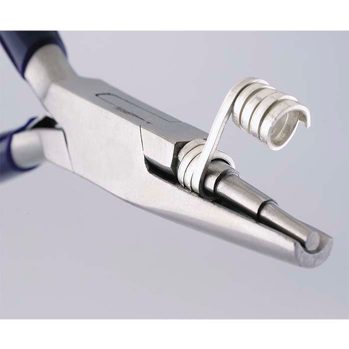 كماشة لف الأسلاك ذات الأنف المستدير والمجوف المتدرجة