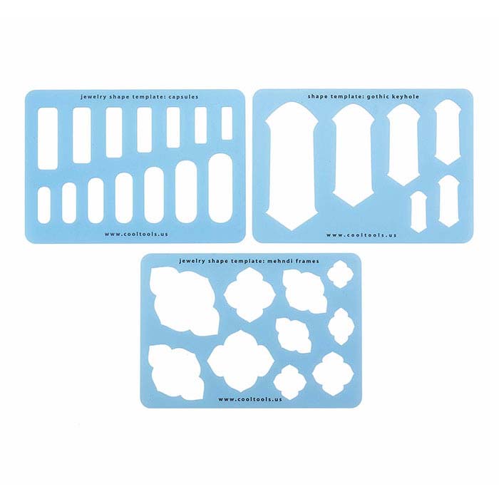 Metal Clay Templates, Set #6