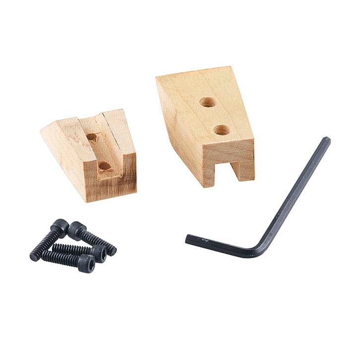 Pakeičiamos medinės žnyplių žandikauliai Swanstrom užrakinamoms lygiagrečioms replėms