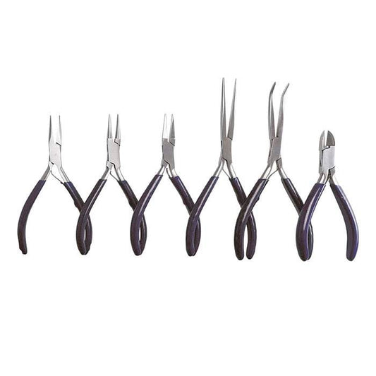 Stainless Steel Six-Piece Pliers Set with Cutters