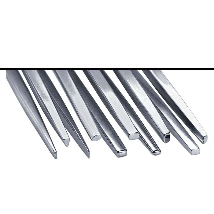 Nechamkin Lille Mønster Prægning Værktøjssæt, Sæt med 10