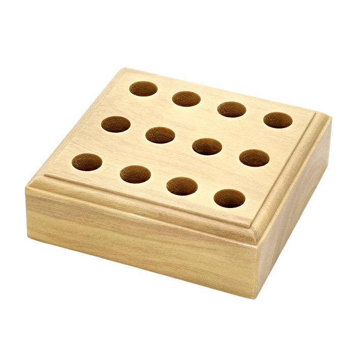 Stand For Rounded Objects Beveled Solid Wood Stand for Round Design Stamps – Amadesa