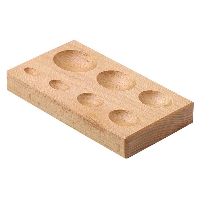 Wood Dapping Block, Oval