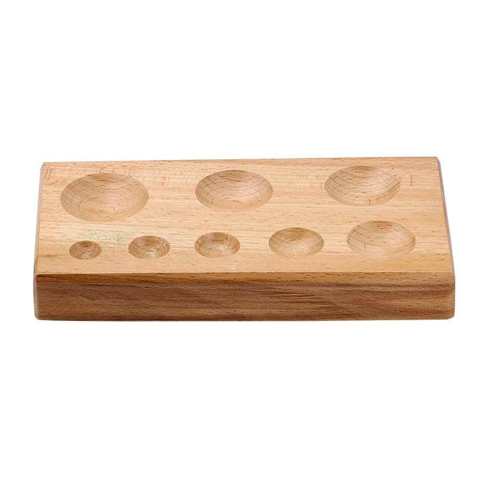 Wood Dapping Block Round