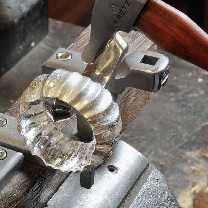 Fretz® HMR-8 Jeweler's Rounded Narrow Raising Hammer, 0.07 kg.