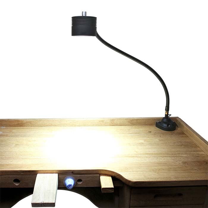 Lámpara de banco con abrazadera Dazor® EcoFlex II de 7 LED