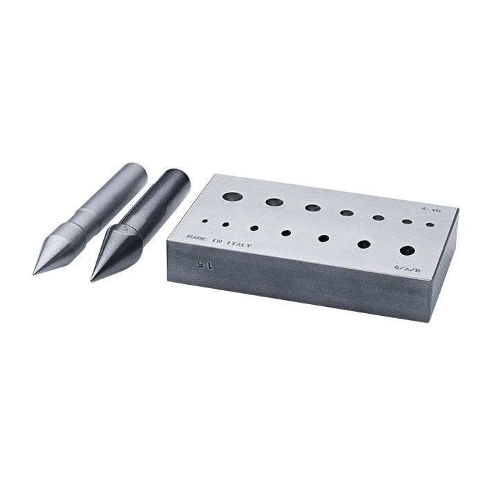 Rund/Oval infattningsformningsblock med stansar