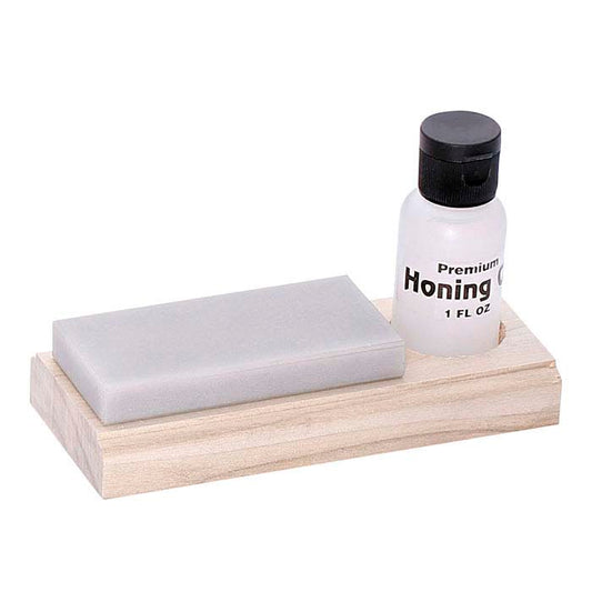 Translucent Arkansas Sharpening Stone Station