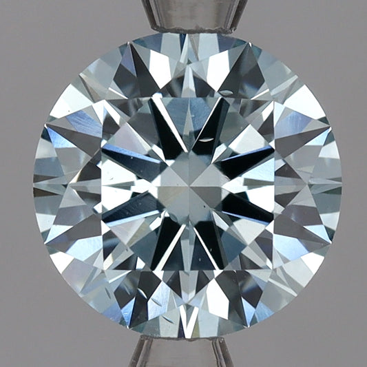 יהלום מעבדה 2ct, עגול, כחול, SI1