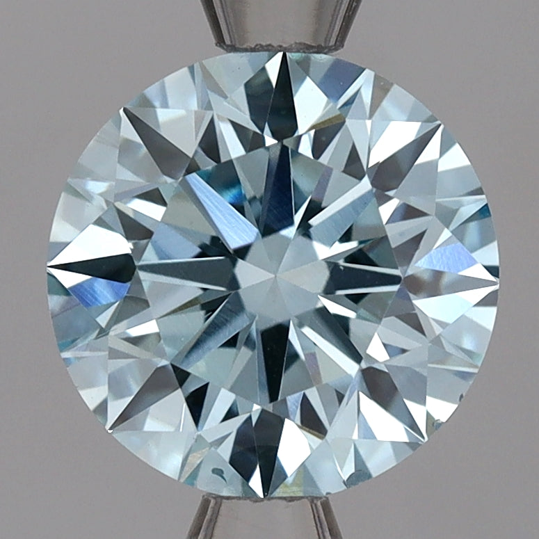Laboratoriojalostettu timantti 2,01 ct, pyöreä, sininen, SI1