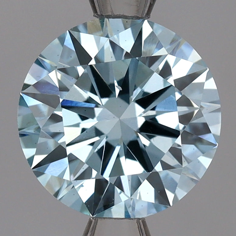 Laboratoriojalostettu timantti 2,02 ct, pyöreä, sininen, SI1