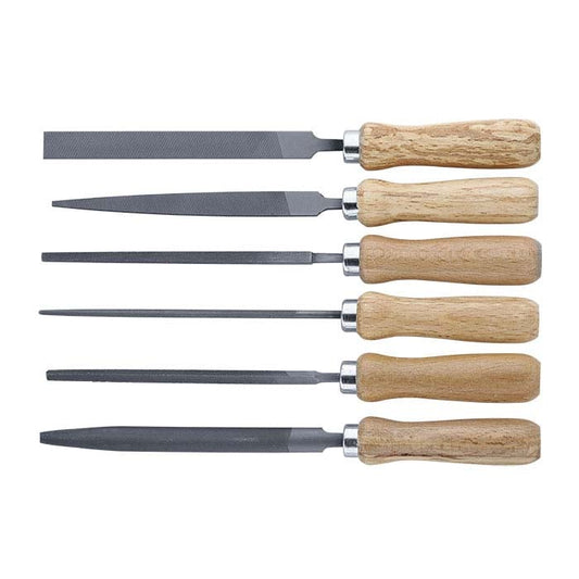 Glardon Vallorbe® Key File Set, #2, Set of 6