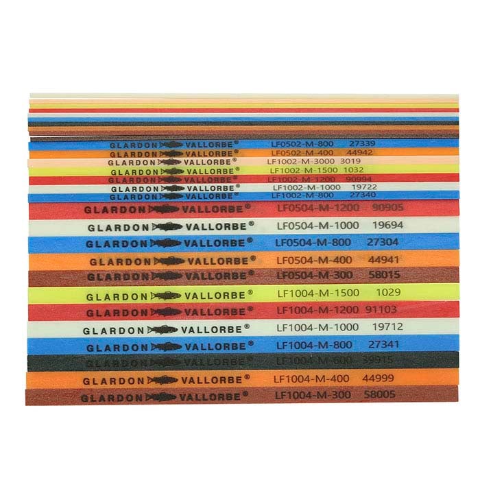 Glardon Vallorbe® Ceramic Fiber Round File, 400-Grit