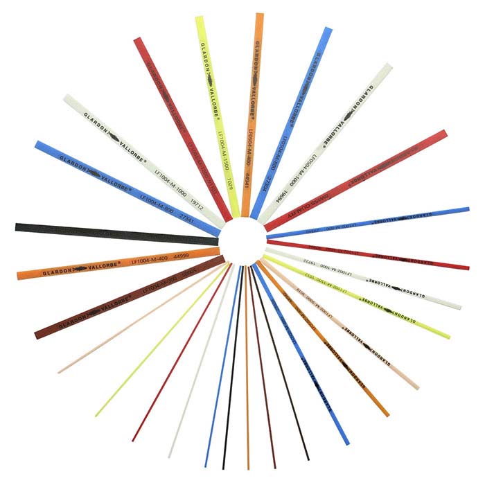 Glardon Vallorbe® Ceramiczna włóknina okrągły pilnik, ziarnistość 1000