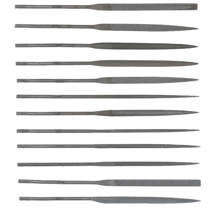 File Measure Set Needle File Set, Set of 12 – Amadesa