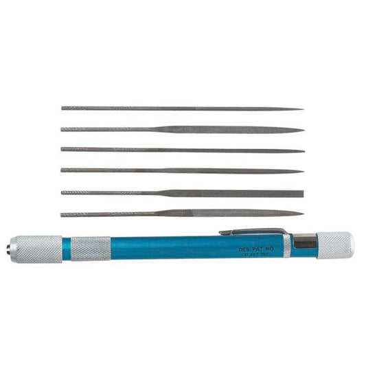 סט פצירות מחט כיס, חיתוך מס' 2, סט של 6