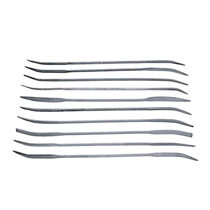 Zestaw pilników riffler, nr 2, zestaw 10 sztuk