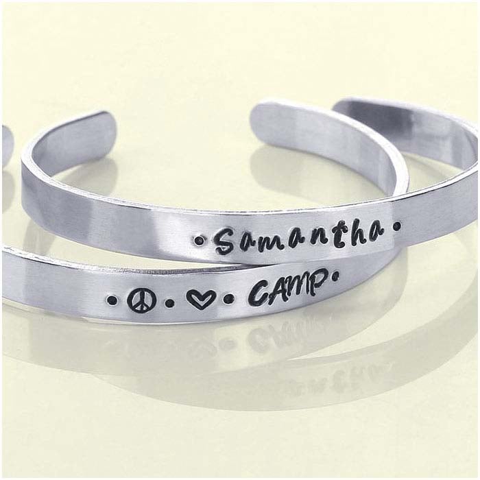 Set di timbri ImpressArt® Design, alfabeto minuscolo Bridgette, caratteri