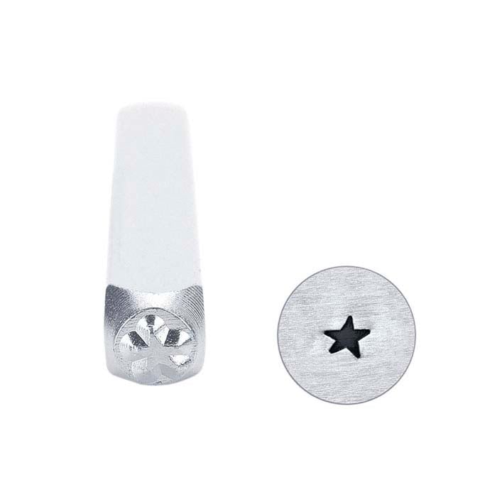 ImpressArt® Poinçon de motif étoile pleine angulaire, caractère