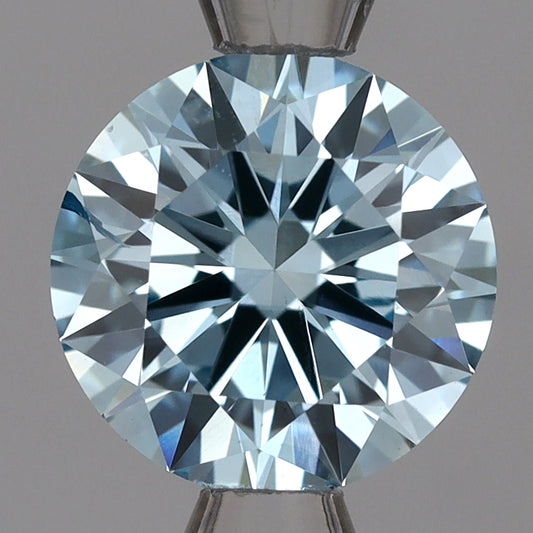 יהלום מעבדה 1.33 קראט, עגול, כחול, SI2