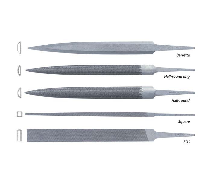 180 Hand File Friedrich Dick Hand File Set, Set of 5 – Amadesa