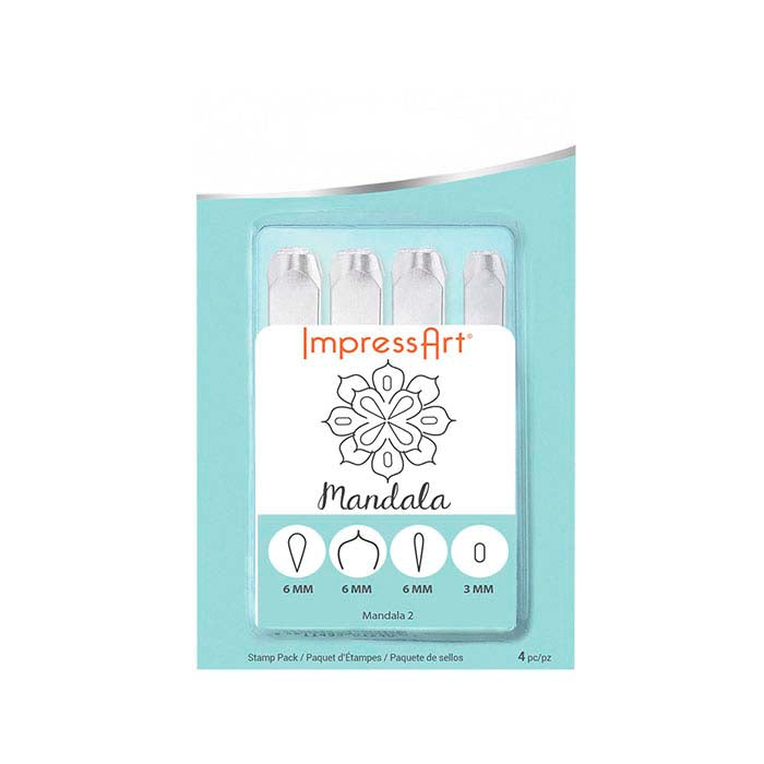 ImpressArt® Design Stamp Set, Mandala Series 2, 3– Characters