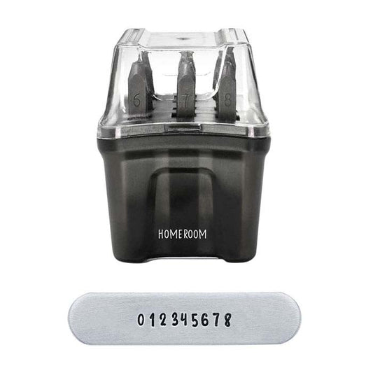 ImpressArt® dizaino antspaudų rinkinys, skaičiai Homeroom, simboliai