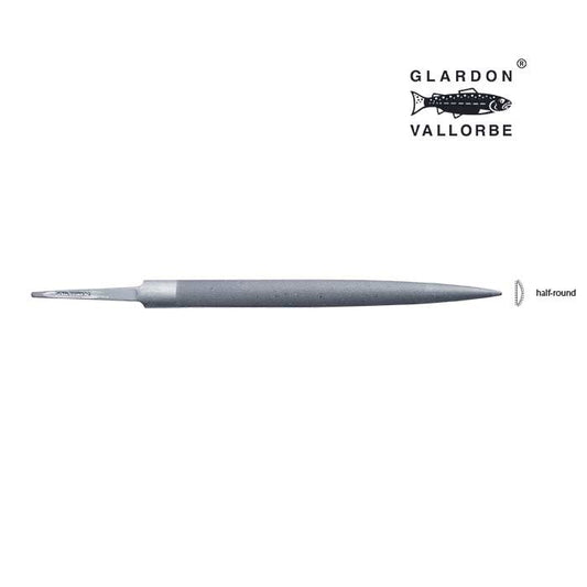 Glardon Vallorbe® Precision Half-Round Ring Hand File