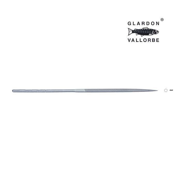 Glardon Vallorbe® Oval Needle File, Cut #2