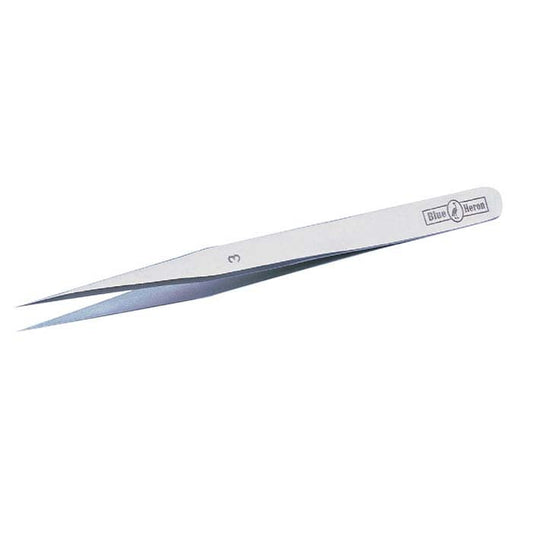 Blue Heron Stainless Steel Precision 3 Pattern Tweezers