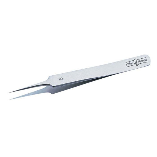 Blue Heron Stainless Steel Precision 5 Pattern Tweezers