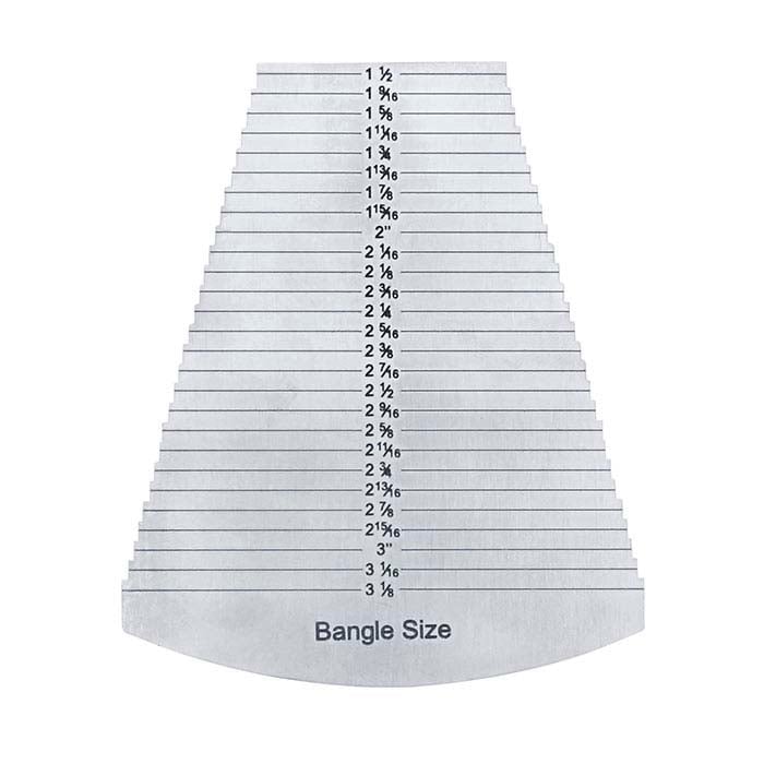 Jauge de bracelet jonc en acier