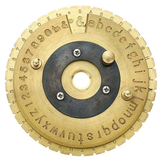 黄铜连接块字体刻度盘，用于内圈雕刻机