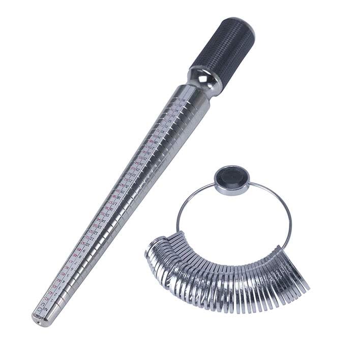 戒指尺寸棒和测量工具套装