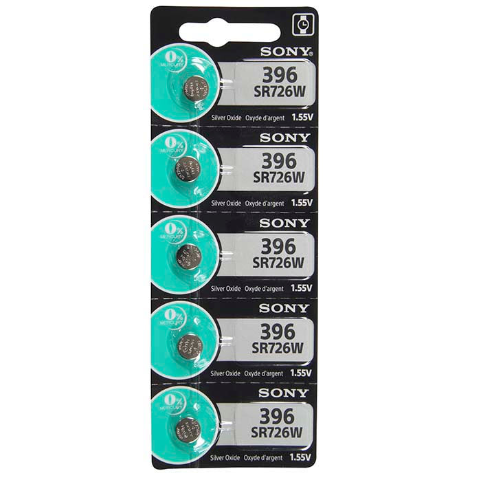 Murata Sølvoxid Ur-batteri, 396-SR726W