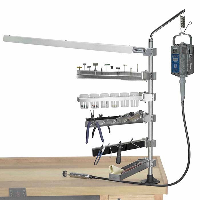 Tray Arm Accessory for Foredom® Flex Shaft Stand Workbench System
