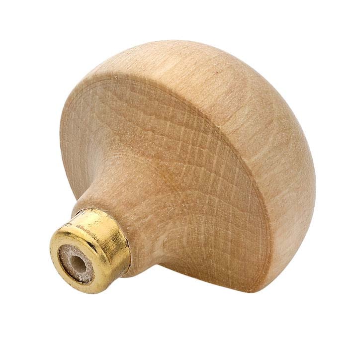 Manico per utensile incisore in legno a mezza testa, confezione da 3