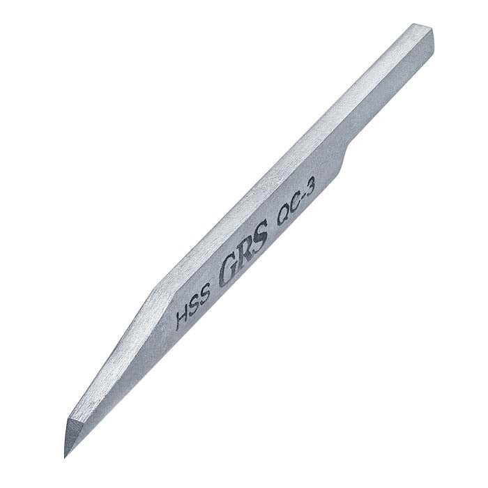 GRS® High-Speed Steel Quick-Change Onglette QC-3 Graver
