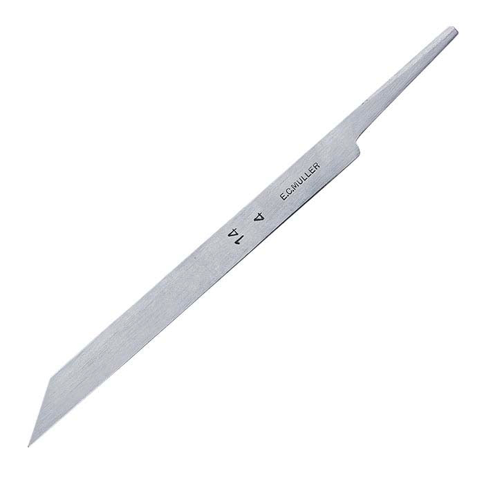 E.C. Muller Carbon Steel Straight Line Graver #14, 4-Line – Amadesa