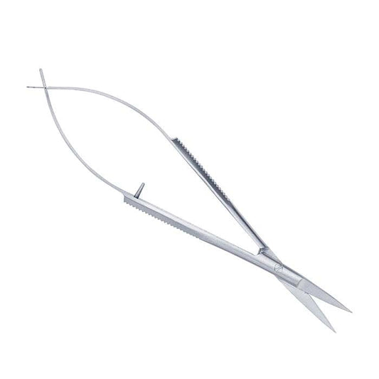 Squeeze-Action 120.65mm Straight-Blade Micro-Scissors