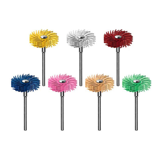 Dedeco® Sunburst® 22.22mm Radial 4-Ply Mounted Disc Assortment